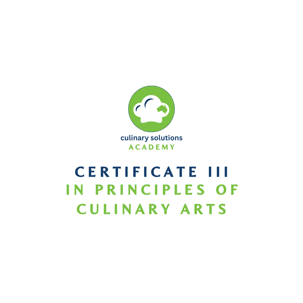 Certificate III in Principles of Cookery